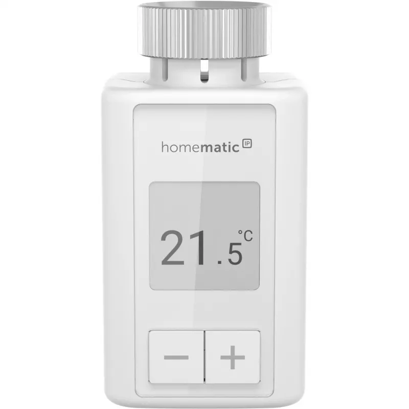eQ-3 AG Homematic IP HmIP-eTRV-F, Termostato digital, Habitación, RF, 869,4 MHz, Blanco, M30 x 1,5