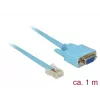 Cable serie DeLOCK 63341 azul 1 m DB-9