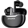 Auriculares Awei Bluetooth 5.3 T50 TWS estuche de carga /negro