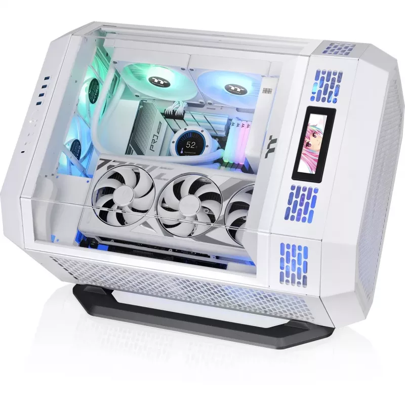 Kit de soporte de chasis para The Tower 600 Snow (negro/blanco, para colocación horizontal)