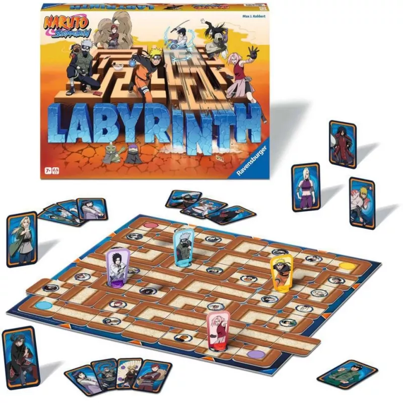 Naruto Shippuden Laberinto, juego de mesa