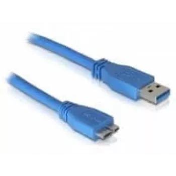 Cable Micro-USB 3.0 DeLOCK 1 m, USB A, 5 Gbit/s, azul