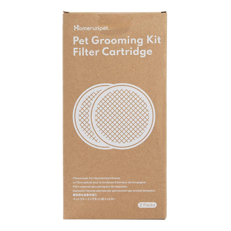 Filtro de repuesto Homerunpet HC15.F02 para set de cuidado de mascotas, modelo HC15.F02, set compatible