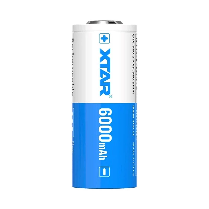 Batería 26650 3,6V Li-Ion 6000 mAh