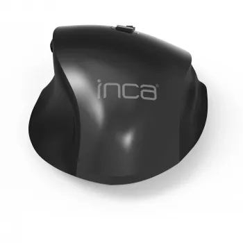 Cian Technology GmbH INCA ratón IWM-515 inalámbrico láser 800/1600 DPI negro retail - ratón - 1.600 dpi