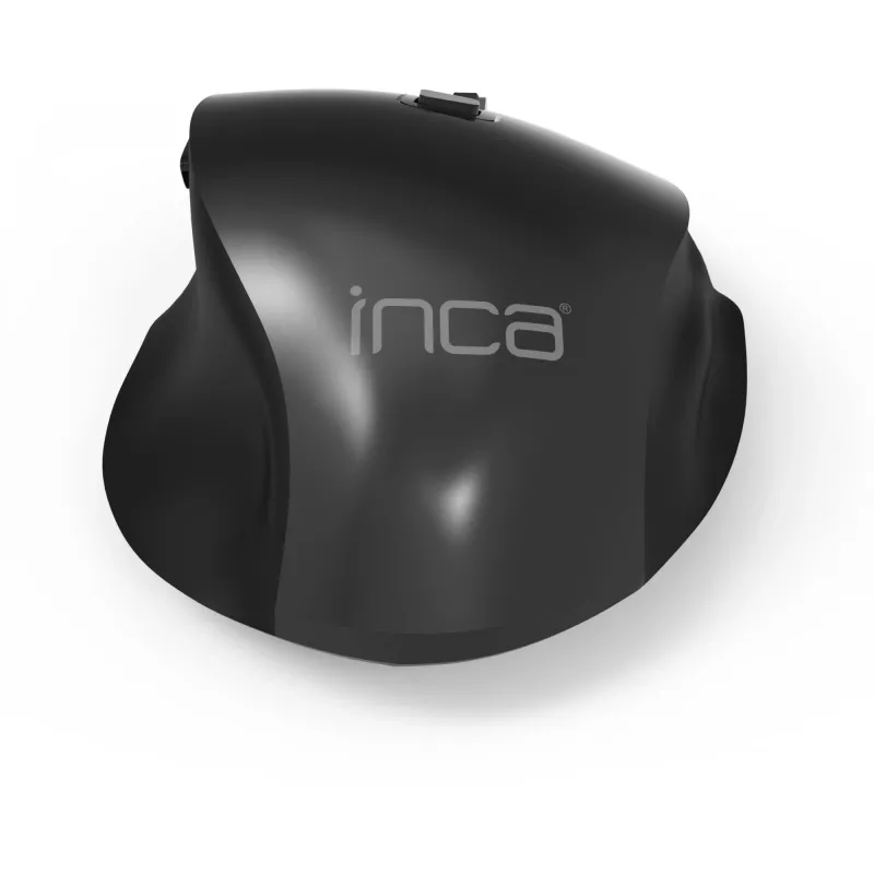 Cian Technology GmbH INCA ratón IWM-515 inalámbrico láser 800/1600 DPI negro retail - ratón - 1.600 dpi