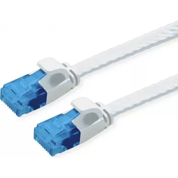 VALUE cable de conexión Cat.6A (clase EA) UTP, extraplano, blanco, 1 m (21.99.2061)