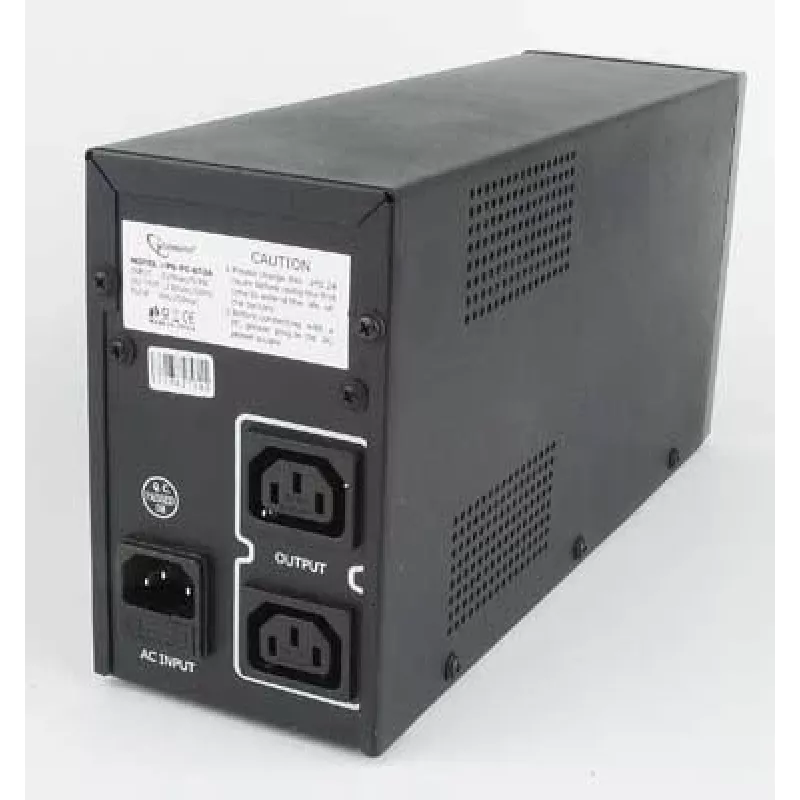 Gembird UPS-PC-652A sistema de alimentación ininterrumpida (SAI) Line-Interactive 0,65 kVA 390 W 3 salidas AC