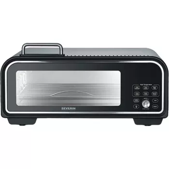 Máquina de hacer pizza Severin PG 8575 2000 W Negro 1 pizza temporizador digital