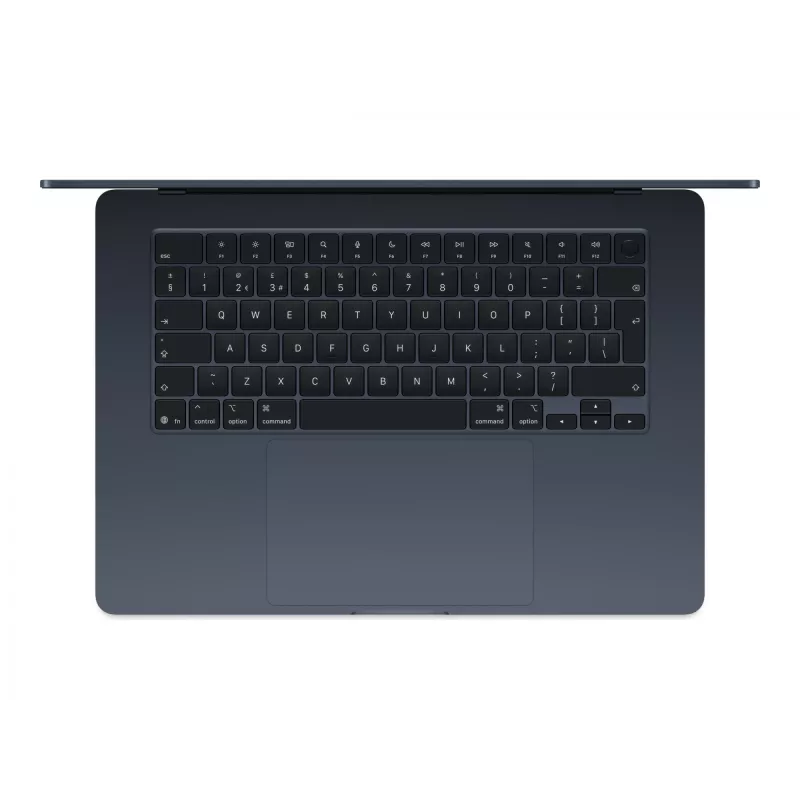 MacBook Air 15, medianoche, M4 (10-CPU/10-GPU), 16 GB, 256 GB, alemán, fuente de alimentación 35W Dual USB-C, MW1L3D/A