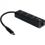 Inter-Tech Argus IT-410 - Hub - 3 x SuperSpeed USB 3.0 + 1 x 10/100/1000 - Sobremesa (88885440)