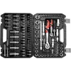 Juego de vasos de carraca YATO YT-38791 — 108 piezas, accionamiento 1/2 inch, incluye carraca, maletín negro