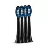Cabezales de cepillo de dientes silk'n SYR4PEUZS001 — 4 cabezales de recambio, negro, dureza media
