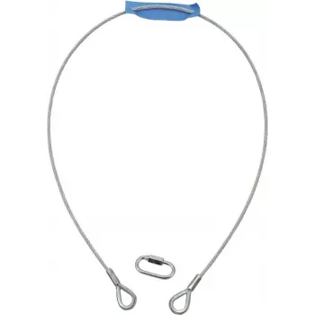Cable de seguridad EUROLITE A 4x1000mm hasta 15kg plateado (58010320)
