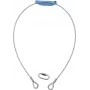 Cable de seguridad EUROLITE A 4x1000mm hasta 15kg plateado (58010320)