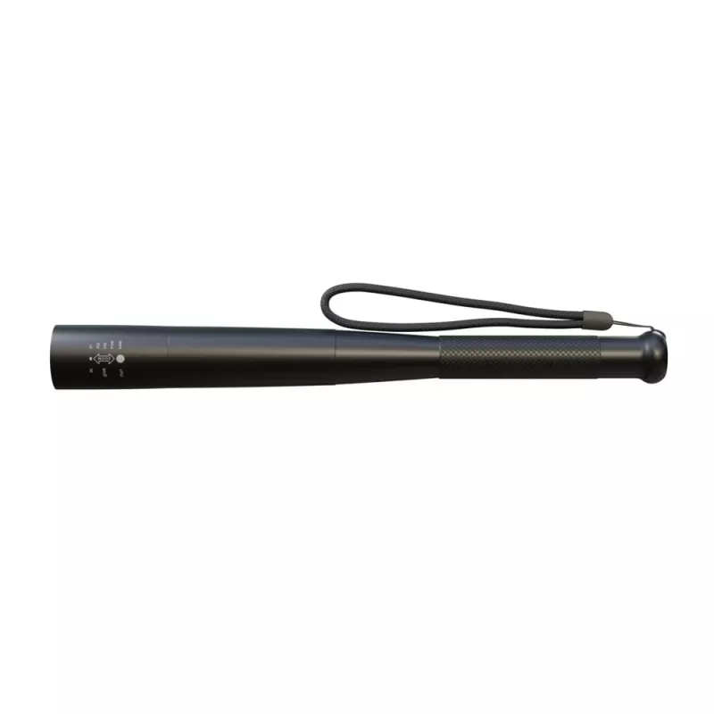 Linterna de mano Extralink EX.30851, LED SMD 10W, carcasa de aluminio, AA 1,5 V, 290×30×30 mm, negro