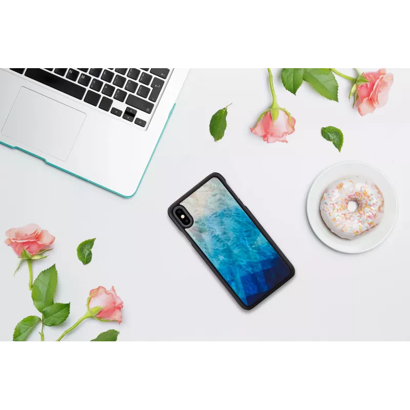 Funda para móvil iKins para iPhone XS Max — lago azul acabado negro