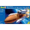Maqueta del transbordador espacial Revell Space Shuttle Discovery + cohetes propulsores