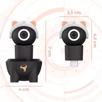 Cámara mini HD 2 en 1 Subsonic Playcam 1080 para Nintendo Switch 2 roja