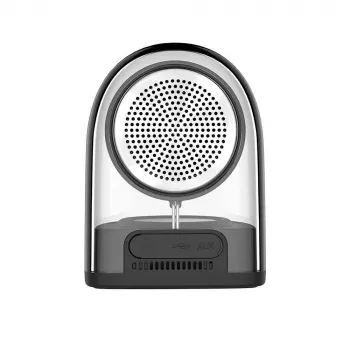 Altavoz portátil Devia Crystal series TWS, negro