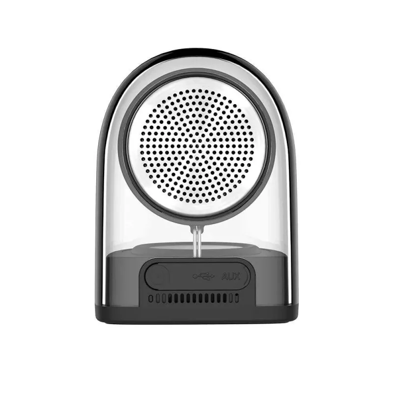 Altavoz portátil Devia Crystal series TWS, negro