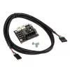 Controlador LED de iluminación Aqua-Computer farbwerk USB – 12 V, 2,5 A, negro