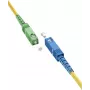 Goobay 59660 Cable de fibra óptica 3 m SC/APC SC/UPC FTTH OS2 amarillo (59660)