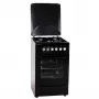 Cocina de gas/eléctrica MPM MPM-56-KGM-12B negra
