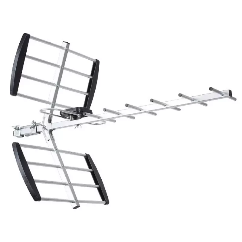 Libox LB1600 antena de TV direccional DVB-T, 16 elementos, pasiva, de exterior, 18 dB, filtro LTE