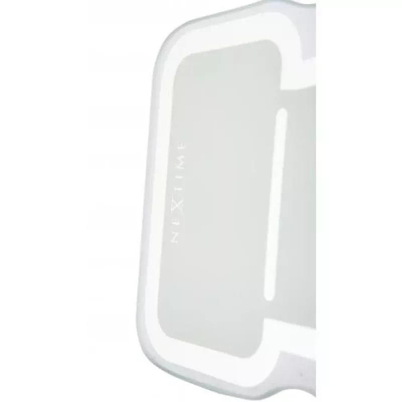 Reloj NeXtime 5185wi Mini Thumbs Up, 20,5x21 cm, pared, blanco/plata