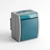 BJ - Ocean - Interruptor basculante resistente al agua 1 elemento - superficie *gris/verde azulado* (2601/6W-53)