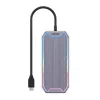 Unitek uHUB S7+ D1029A hub USB-C, USB 3.2 Gen 2 10 Gbps, HDMI 2.0, Gigabit RJ45, audio de 3,5 mm, 100 W, gris