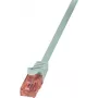 Cable de red LogiLink PrimeLine RJ-45 (M) a RJ-45 (M) 10 m UTP CAT 6 libre de halógenos gris