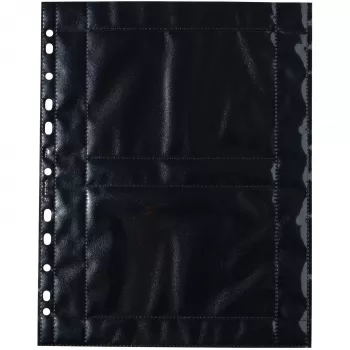 Fundas para fotos HERMA Fotophan 10x15 cm Horizontal negro 10 uds.