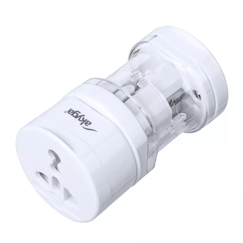 Adaptador de viaje universal Akyga AK-AD-61, mundial, 10 A, blanco
