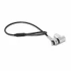DICOTA D32068 candado de cable universal mini para portátil, 0,3 m, 3 cabezales intercambiables, plateado