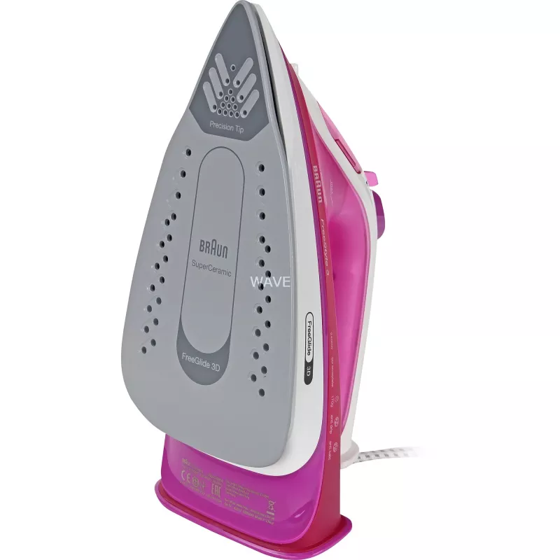 Braun FreeStyle 3 FI 3124 plancha de vapor suela cerámica 2400 W lila