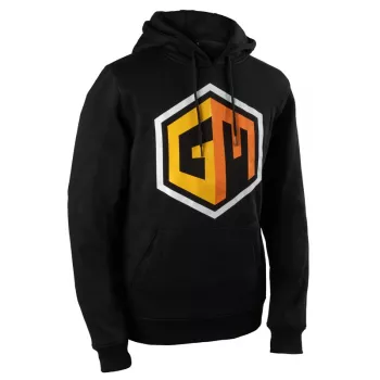 Sudadera con capucha Global Masters GM Logo - negra (S)