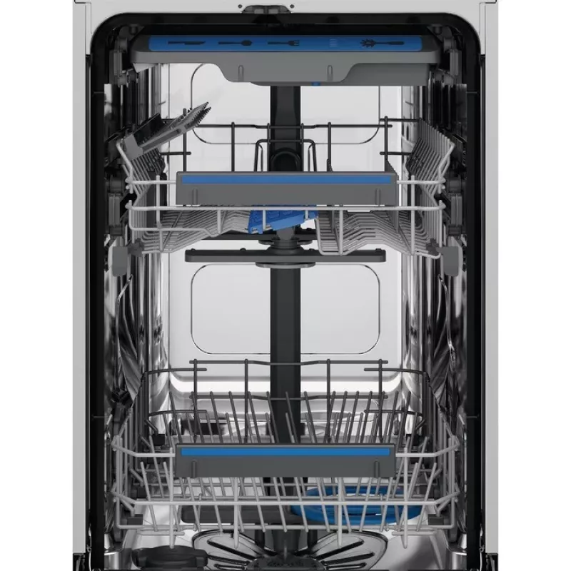 Lavavajillas integrable Electrolux EEM43201L, esbelto 45 cm, 10 cubiertos, 46 dB, Inverter