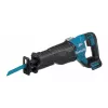 Makita DJR187Z sierra de sable a batería, 18 V Li-Ion, carrera de 32 mm, 2.300–3.000 carreras/min, sin batería, negro/azul