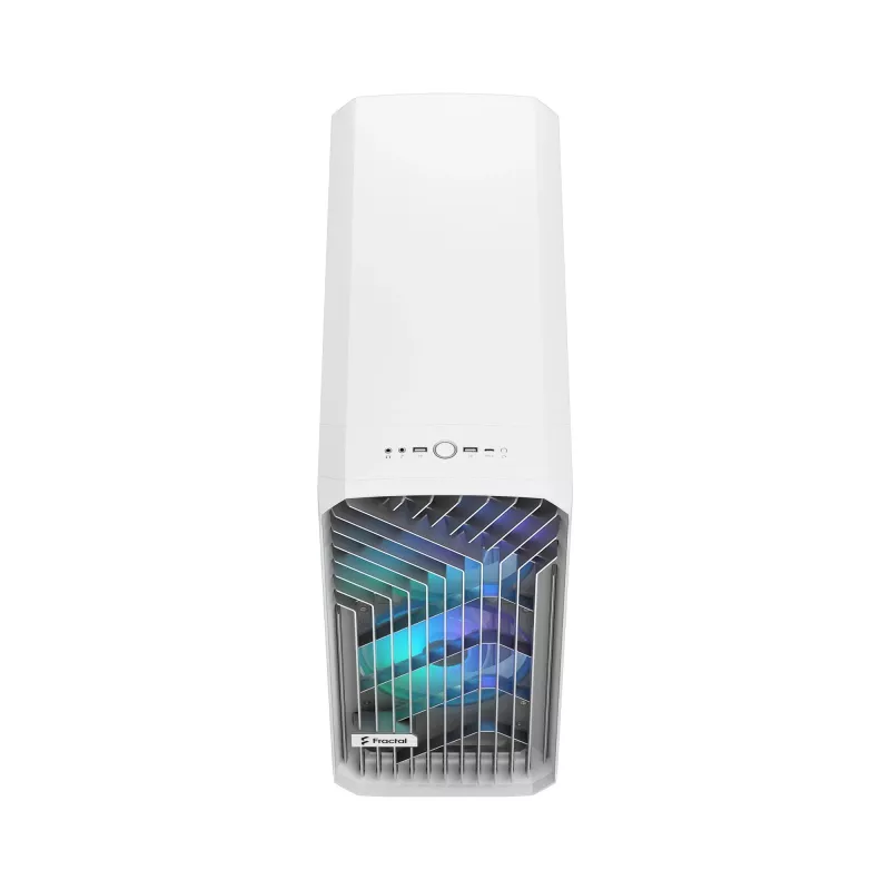Caja PC Fractal Design Torrent White – compatible con ATX, EATX, microATX, ITX; 2 ventiladores frontales de 180 mm; bahías de 2,5