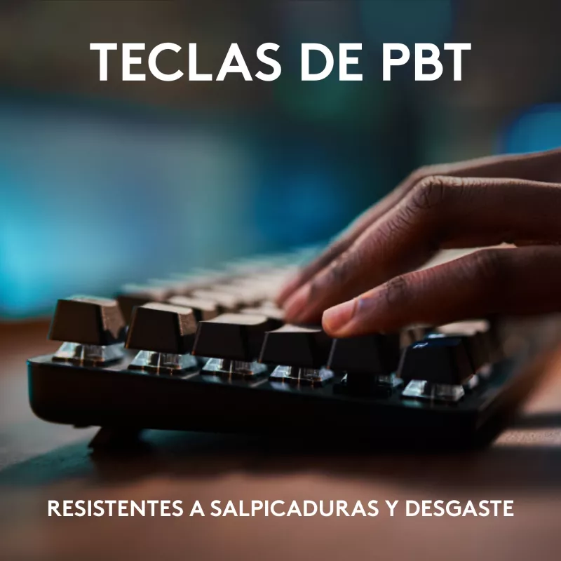 Logitech G G413 TKL SE, con cable, USB, interruptor mecánico, QWERTZ, LED, Negro