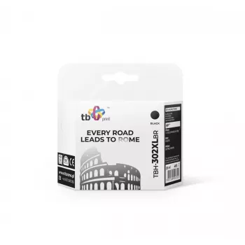 Cartucho de tinta TB Print BH-302XLBR (negro) compatible con F6U68AE