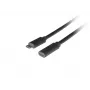Cable USB-C a USB-C LANBERG CA-USBE-20CC-0005-BK, USB 3.2 Gen 1 (5 Gbit/s), 0,5 m, negro