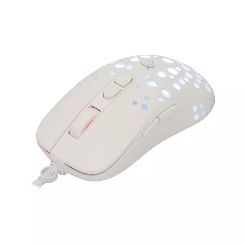 Ratón White Shark GM-9004 Tristan-2 blanco RGB USB