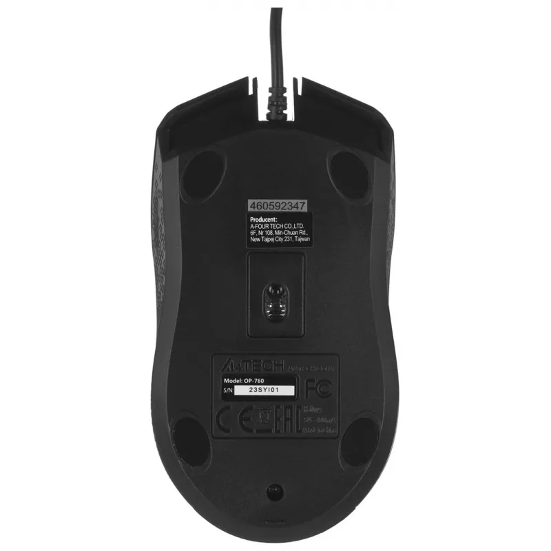 Ratón A4Tech OP-760 USB Type-A óptico 1200 DPI