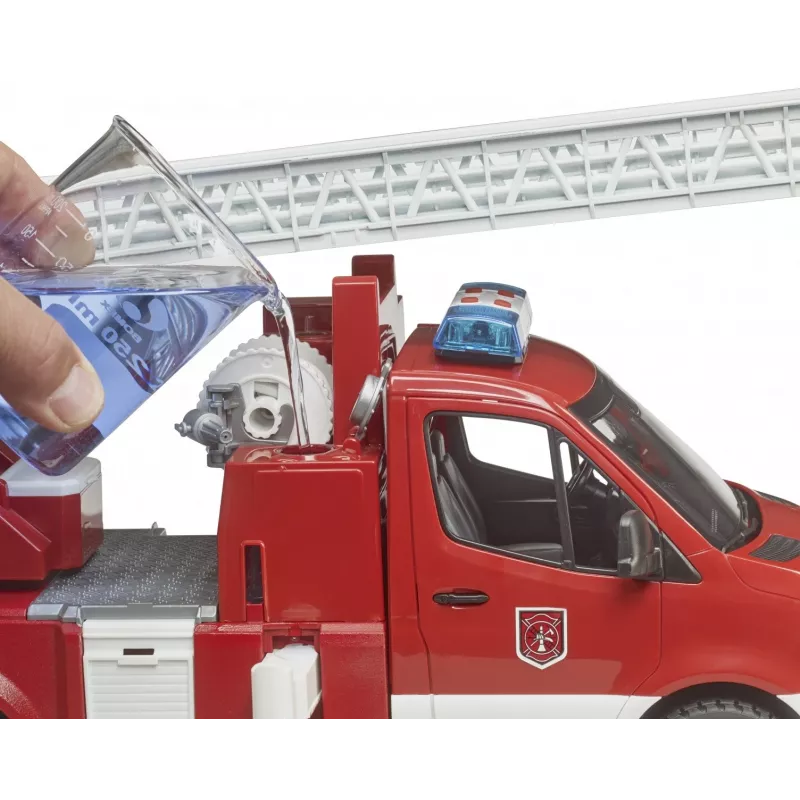 Camión de bomberos BRUDER 02673 rojo blanco plástico ABS 4 años