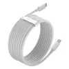 Kit de cables de datos Baseus Simple Wisdom USB-C a Lightning PD 20W (2 uds./set) 1,5m blanco