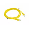 CABLE DE PARCHEO Cat.5E UTP 1,5 m amarillo FLUKE PASSED LANBERG pack de 10