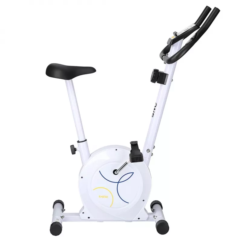 Bicicleta estática magnética One Fitness RM8740 blanca